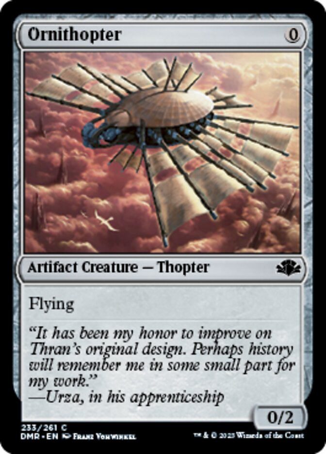 Ornithopter [Dominaria Remastered] | Golgari Games