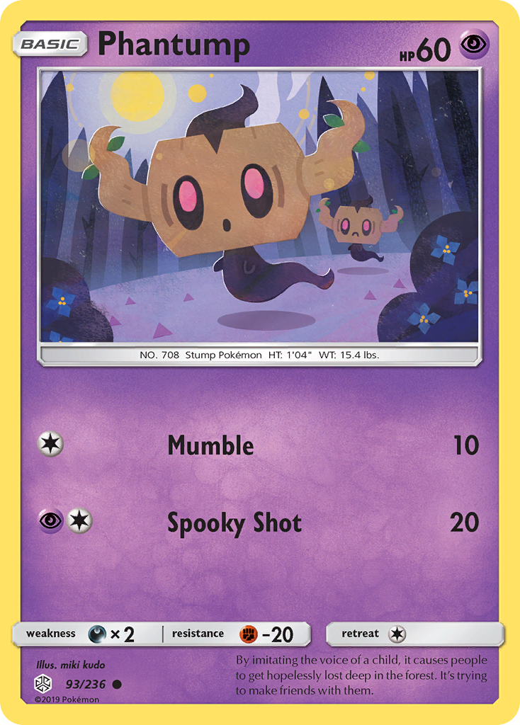 Phantump (93/236) [Sun & Moon: Cosmic Eclipse] | Golgari Games