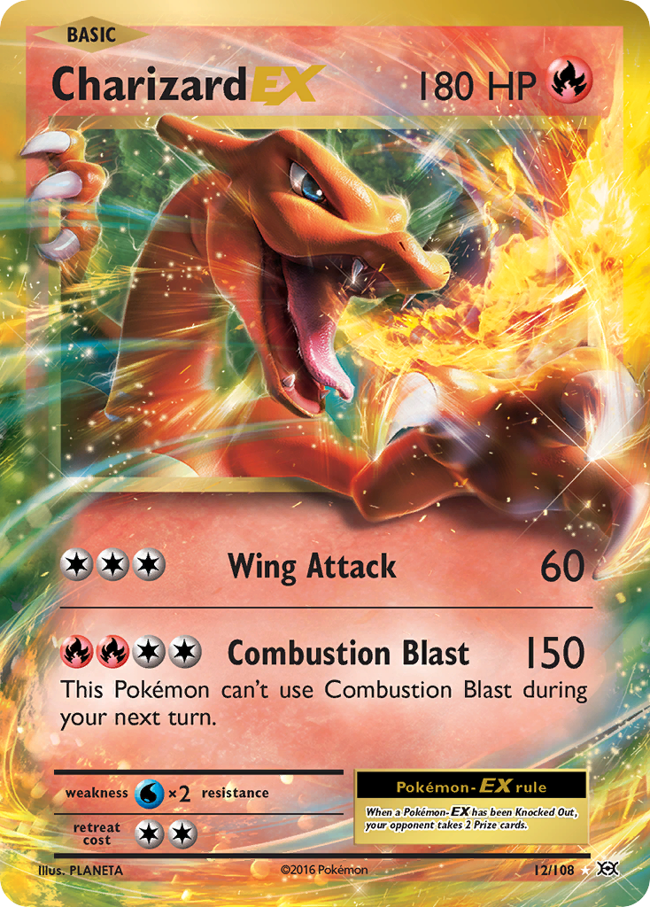 Charizard EX (12/108) [XY: Evolutions] | Golgari Games