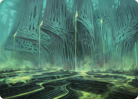 Swamp Art Card [Phyrexia: All Will Be One Art Series] | Local Legends