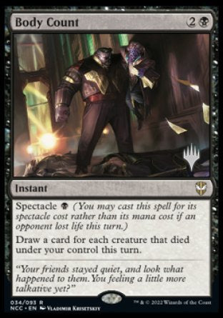 Body Count (Promo Pack) [Streets of New Capenna Commander Promos] | Local Legends
