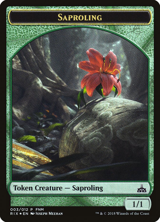 Illusion // Saproling Double-sided Token [Friday Night Magic 2018] | Golgari Games