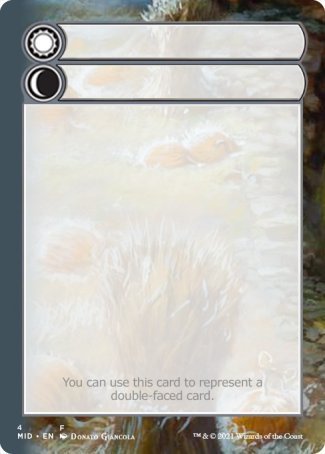 Helper Card (4/9) [Innistrad: Midnight Hunt Tokens] | Local Legends