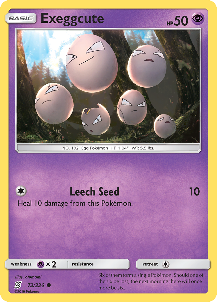 Exeggcute (73/236) [Sun & Moon: Unified Minds] | Golgari Games