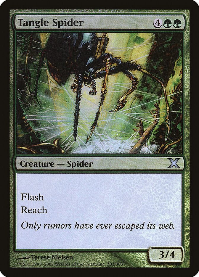 Tangle Spider (Premium Foil) [Tenth Edition] | Golgari Games