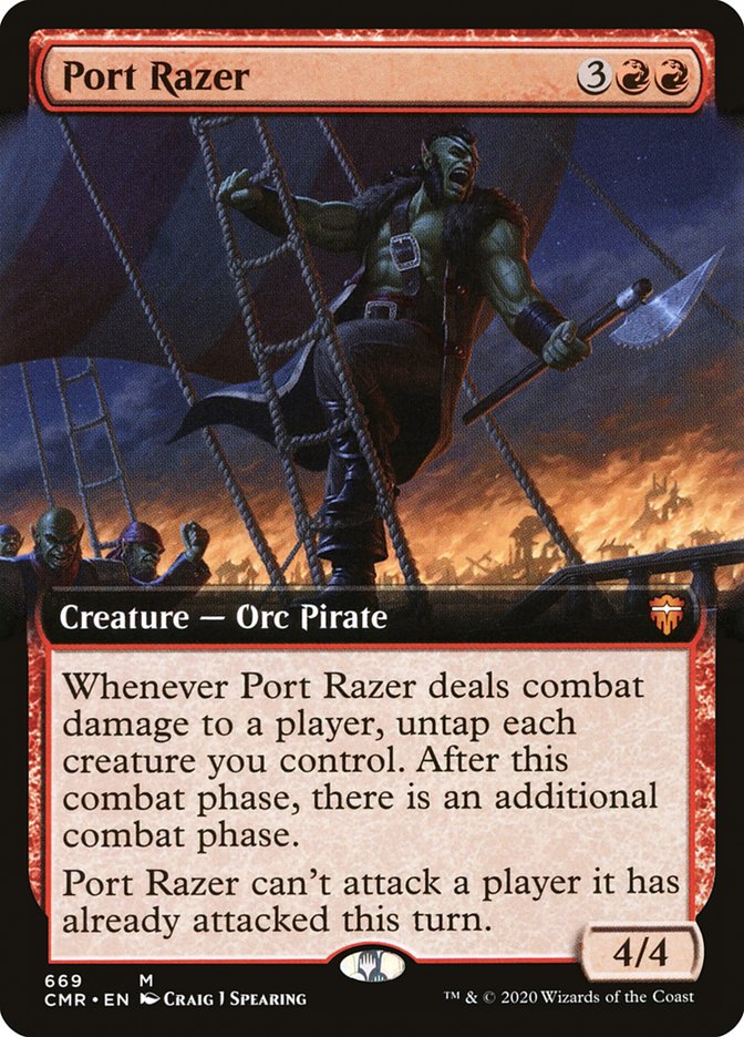 Port Razer (Extended Art) [Commander Legends] | Golgari Games