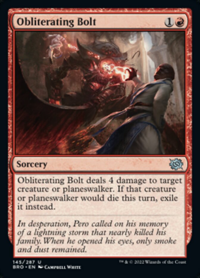 Obliterating Bolt [The Brothers' War] | Local Legends