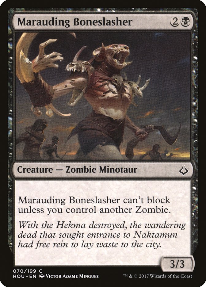 Marauding Boneslasher [Hour of Devastation] | Golgari Games