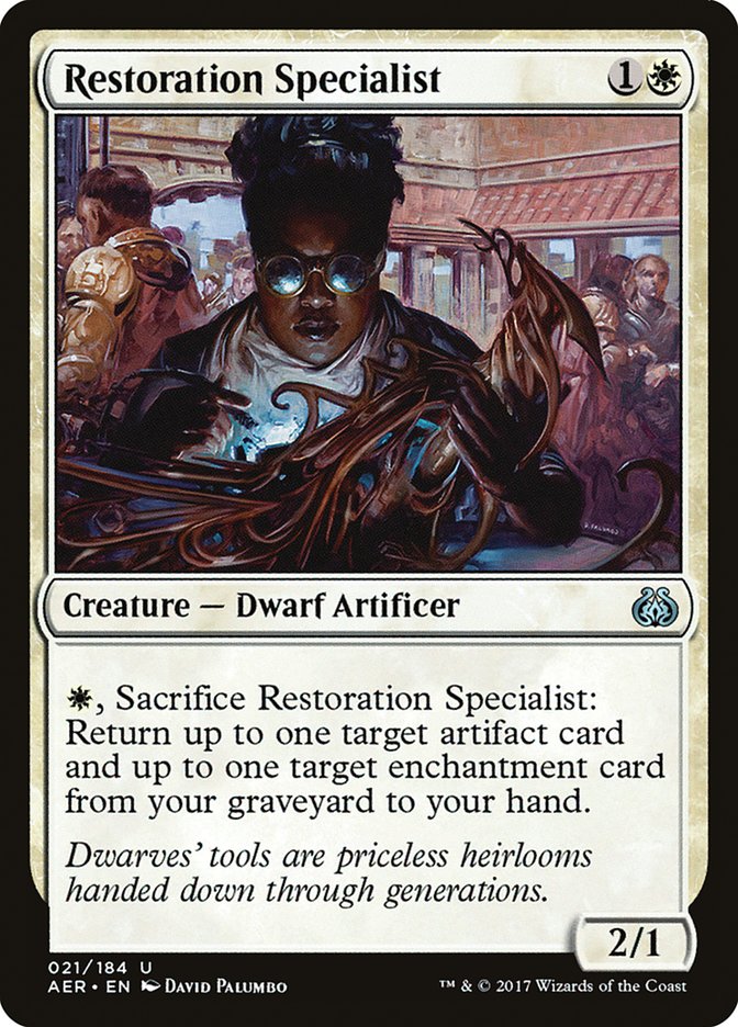 Restoration Specialist [Aether Revolt] | Golgari Games