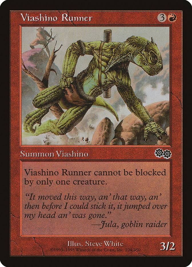 Viashino Runner [Urza's Saga] | Golgari Games