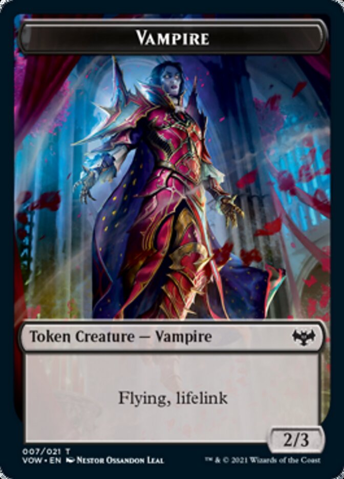 Vampire Token (007) [Innistrad: Crimson Vow Tokens] | Local Legends