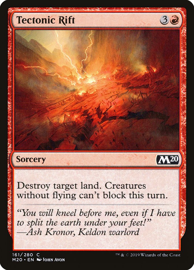 Tectonic Rift [Core Set 2020] | Local Legends
