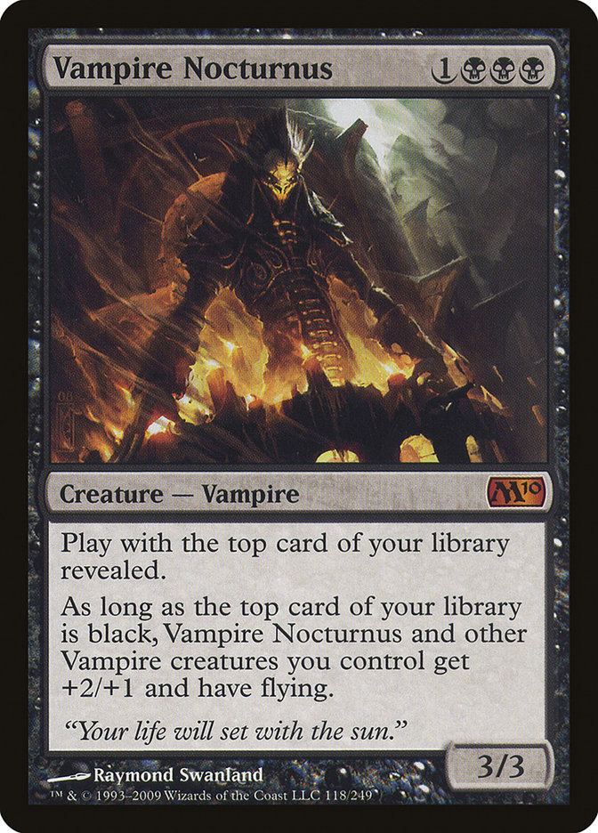 Vampire Nocturnus [Magic 2010] | Golgari Games