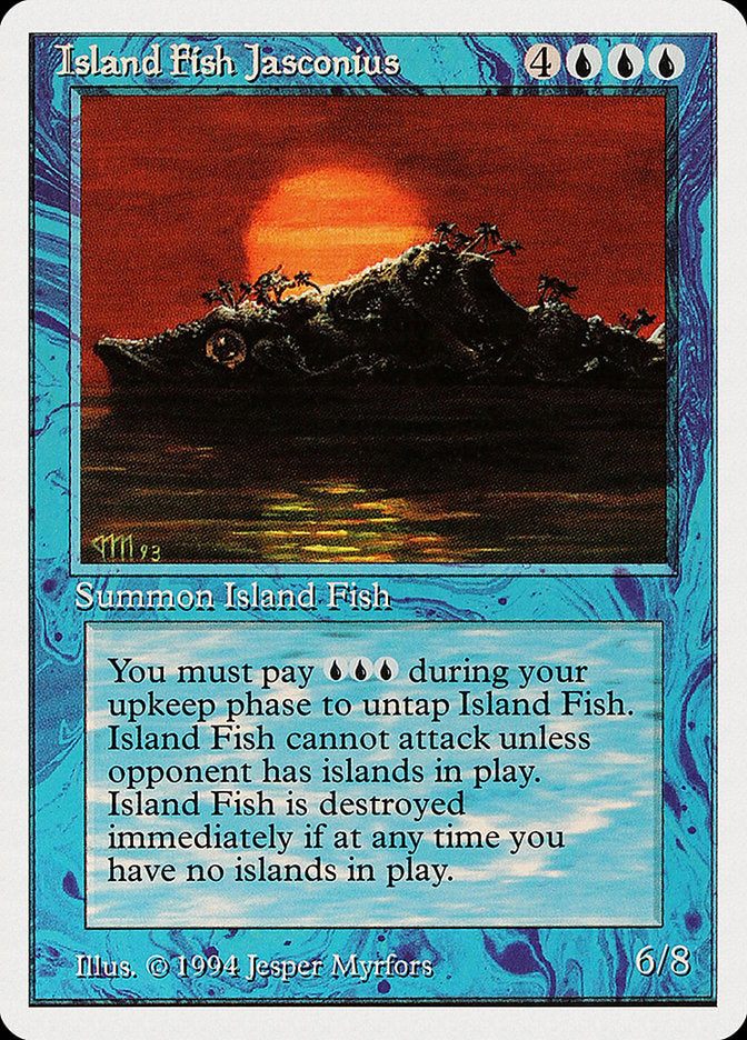 Island Fish Jasconius [Summer Magic / Edgar] | Golgari Games