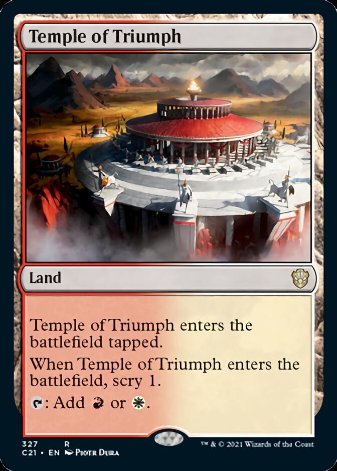 Temple of Triumph [Commander 2021] | Local Legends