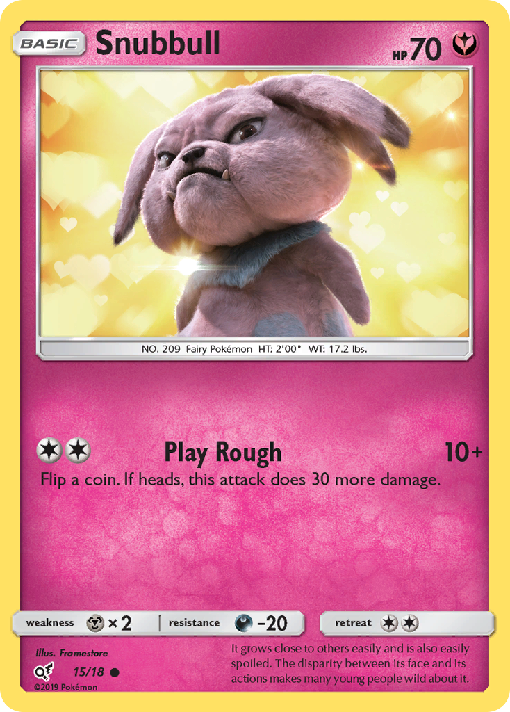 Snubbull (15/18) [Sun & Moon: Detective Pikachu] | Golgari Games