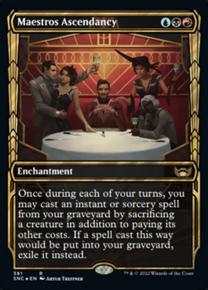 Maestros Ascendancy (Showcase Golden Age Gilded Foil) [Streets of New Capenna] | Local Legends