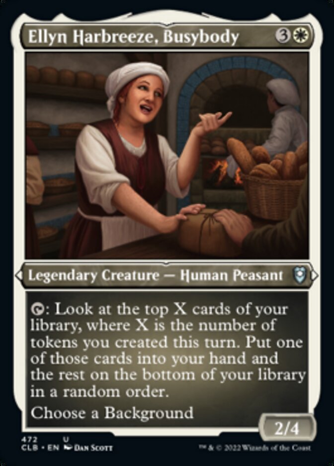 Ellyn Harbreeze, Busybody (Foil Etched) [Commander Legends: Battle for Baldur's Gate] | Local Legends