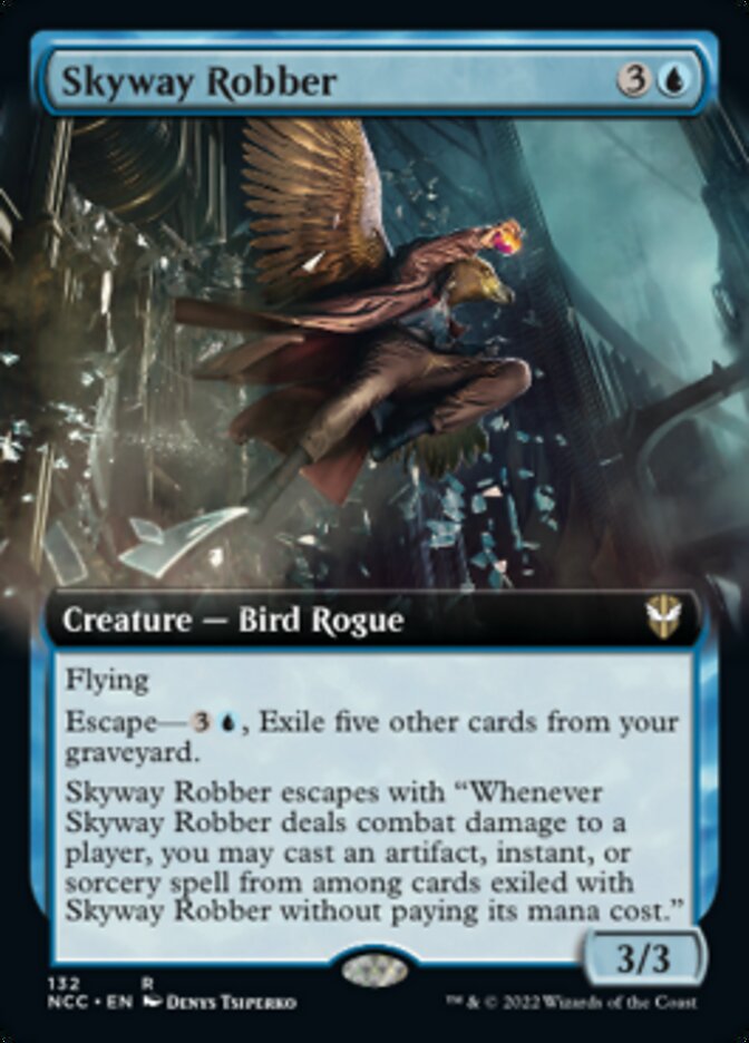 Skyway Robber (Extended Art) [Streets of New Capenna Commander] | Golgari Games