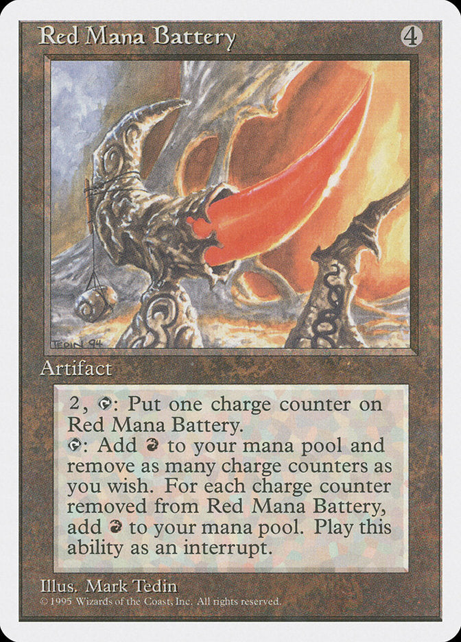 Red Mana Battery [Fourth Edition] | Local Legends
