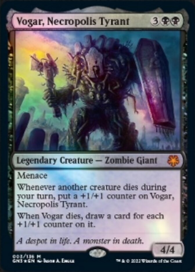 Vogar, Necropolis Tyrant [Game Night: Free-for-All] | Golgari Games