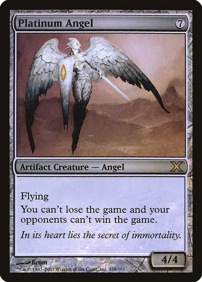 Platinum Angel (Premium Foil) [Tenth Edition] | Local Legends