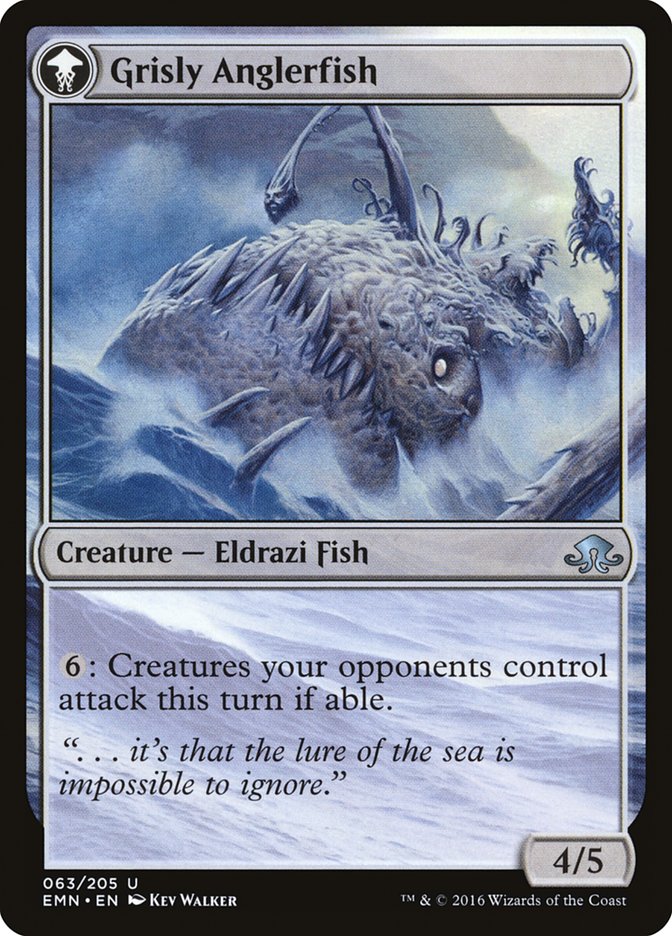 Grizzled Angler // Grisly Anglerfish [Eldritch Moon] | Local Legends