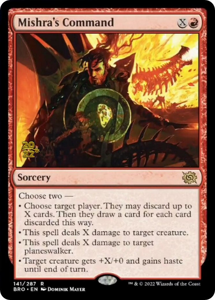 Mishra's Command [The Brothers' War: Prerelease Promos] | Local Legends