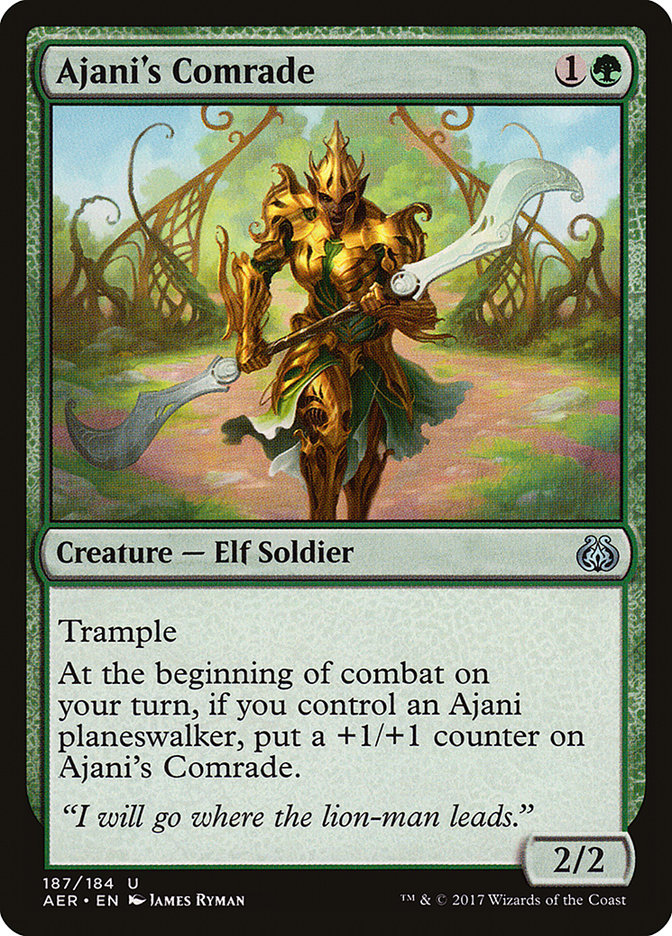 Ajani's Comrade [Aether Revolt] | Local Legends