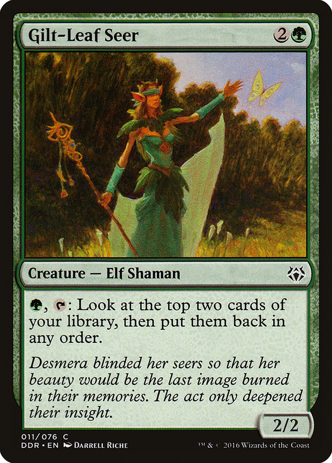 Gilt-Leaf Seer [Duel Decks: Nissa vs. Ob Nixilis] | Golgari Games