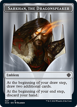 Sarkhan, the Dragonspeaker // Sarkhan, the Dragonspeaker Double-Sided Token [Starter Commander Decks] | Local Legends