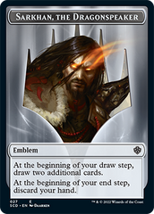 Sarkhan, the Dragonspeaker // Sarkhan, the Dragonspeaker Double-Sided Token [Starter Commander Decks] | Local Legends
