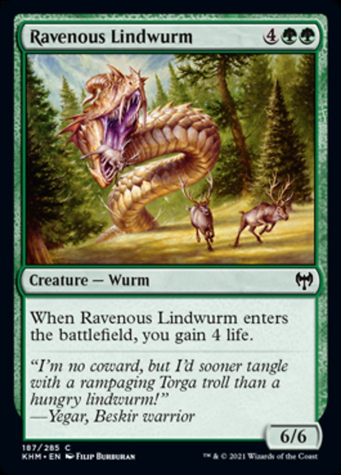 Ravenous Lindwurm [Kaldheim] | Golgari Games