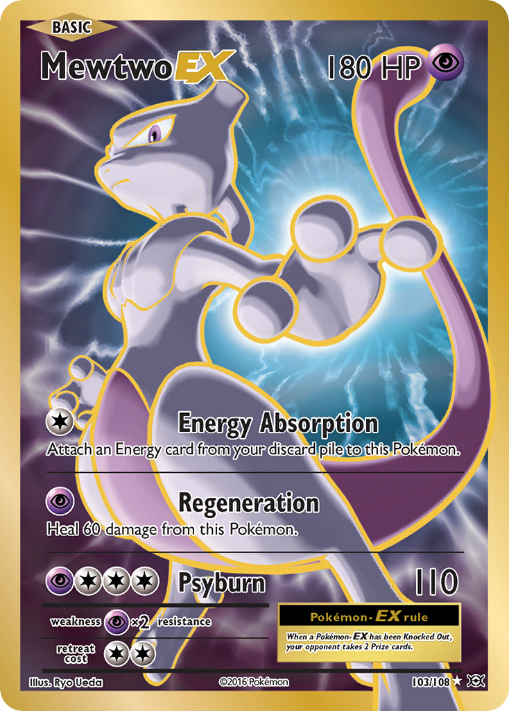 Mewtwo EX (103/108) [XY: Evolutions] | Golgari Games