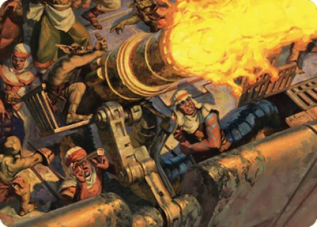 Mana Cannons Art Card [Dominaria United Art Series] | Local Legends
