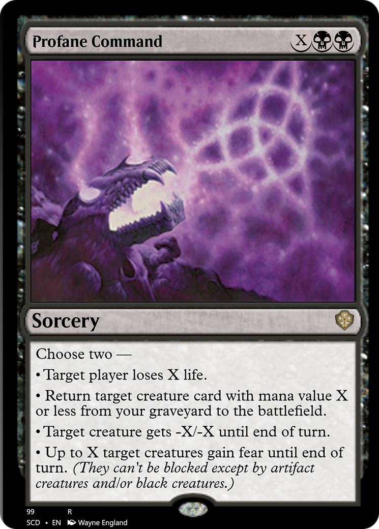 Profane Command [Starter Commander Decks] | Local Legends
