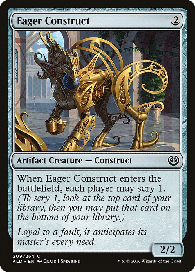 Eager Construct [Kaladesh] | Golgari Games