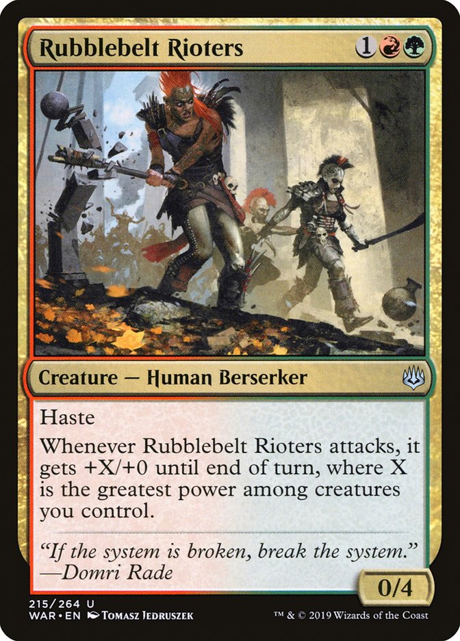 Rubblebelt Rioters [War of the Spark] | Local Legends