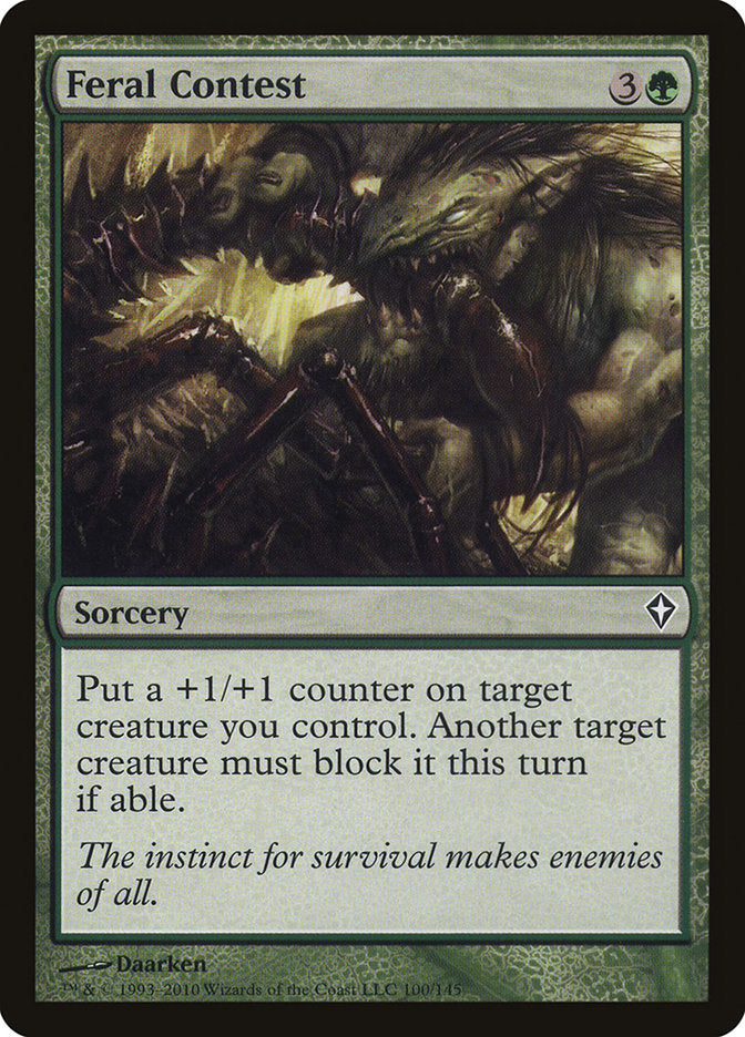 Feral Contest [Worldwake] | Local Legends