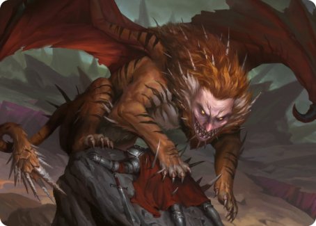 Manticore Art Card [Dungeons & Dragons: Adventures in the Forgotten Realms Art Series] | Local Legends