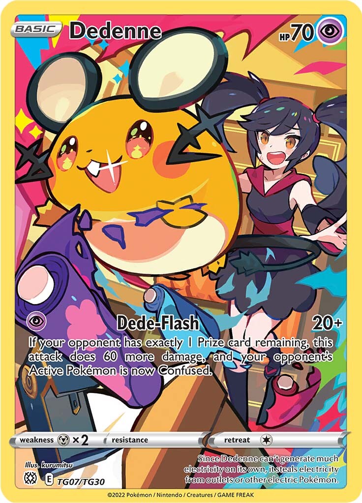 Dedenne (TG07/TG30) [Sword & Shield: Brilliant Stars] | Golgari Games