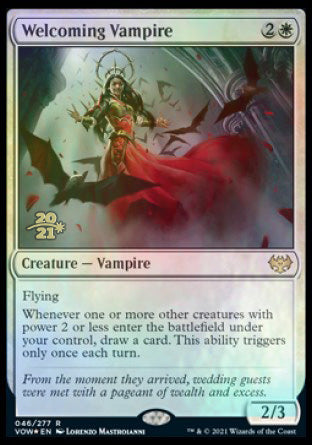 Welcoming Vampire [Innistrad: Crimson Vow Prerelease Promos] | Golgari Games