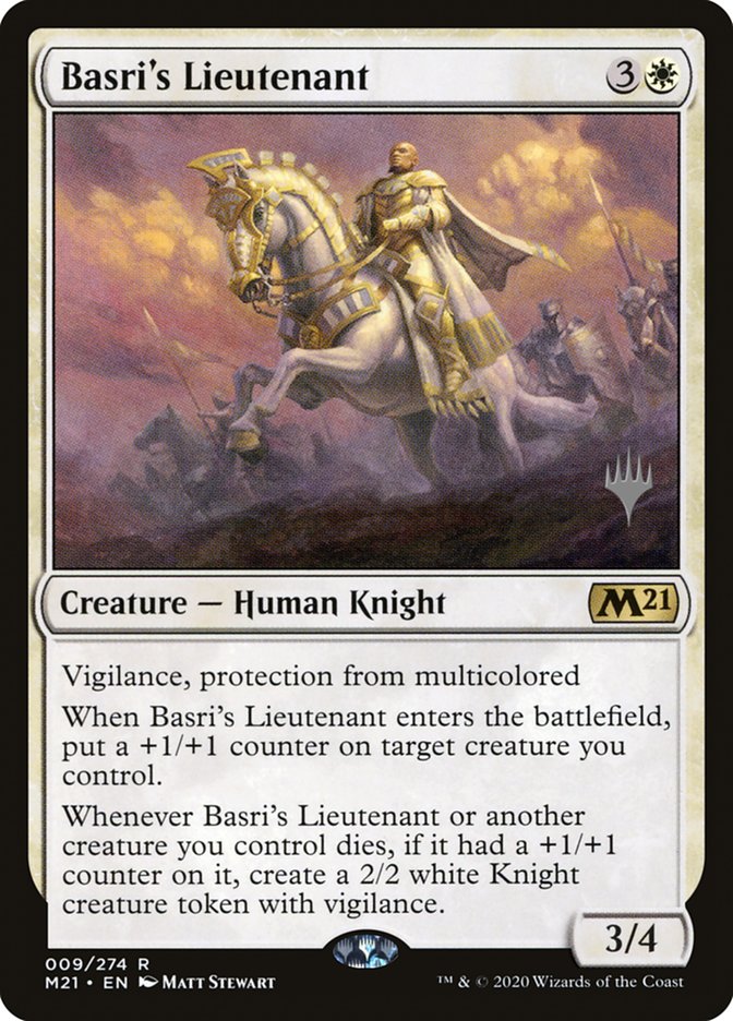 Basri's Lieutenant (Promo Pack) [Core Set 2021 Promos] | Golgari Games