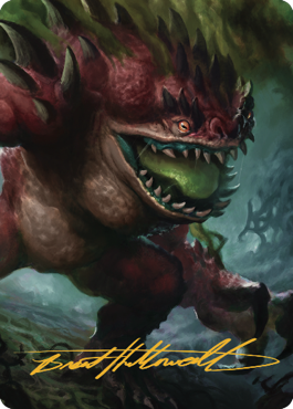 Hezrou Art Card (Gold-Stamped Signature) [Commander Legends: Battle for Baldur's Gate Art Series] | Local Legends