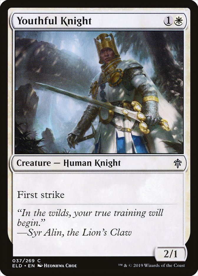 Youthful Knight [Throne of Eldraine] | Golgari Games