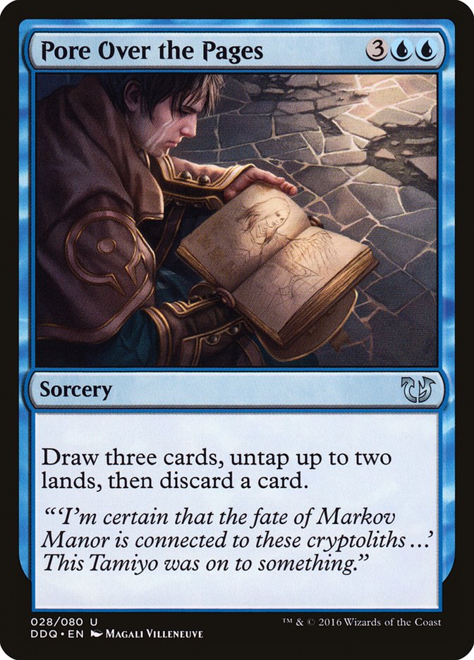 Pore Over the Pages [Duel Decks: Blessed vs. Cursed] | Local Legends