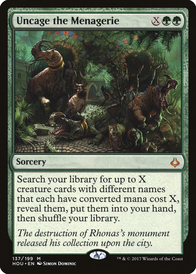Uncage the Menagerie [Hour of Devastation] | Local Legends