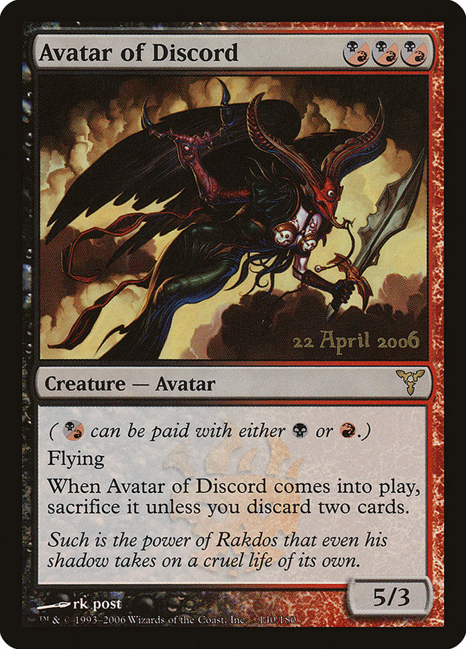 Avatar of Discord [Dissension Promos] | Local Legends