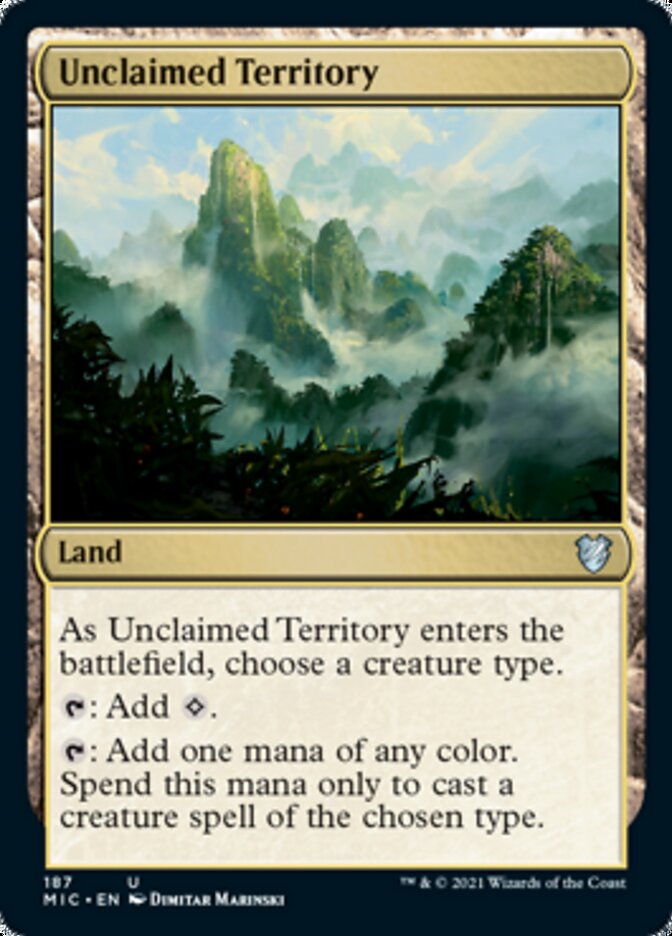 Unclaimed Territory [Innistrad: Midnight Hunt Commander] | Golgari Games