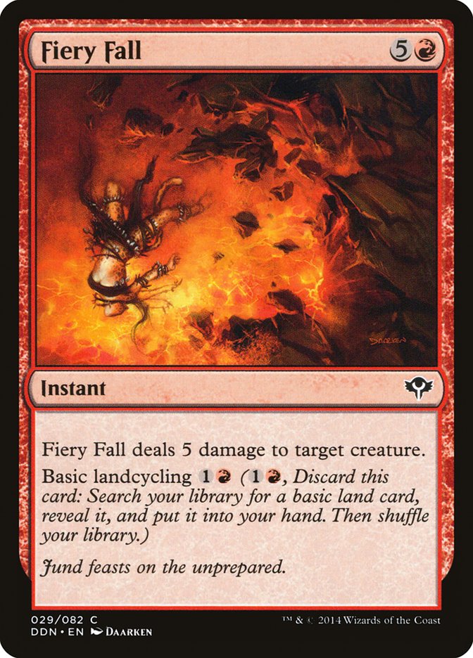 Fiery Fall [Duel Decks: Speed vs. Cunning] | Golgari Games